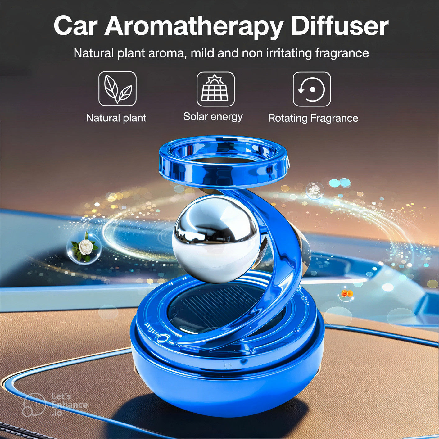 Solar Levitating Ball Air Freshener