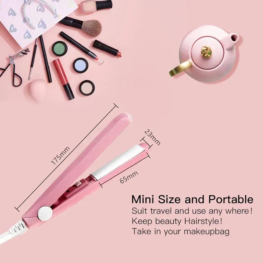 Mini Hair Curler & Straightener