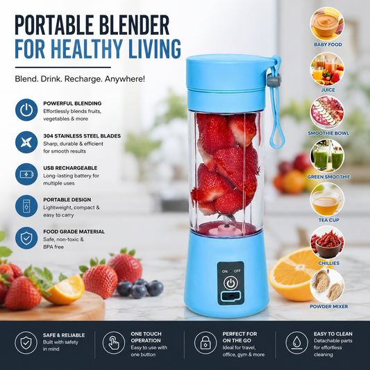 Portable USB Juicer Blender – 380ml