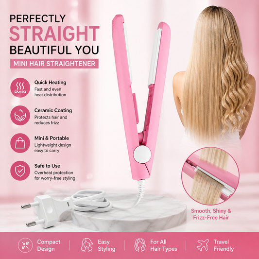 Mini Hair Curler & Straightener