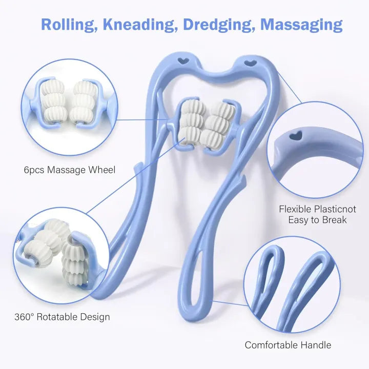 6-Wheel Neck Massager