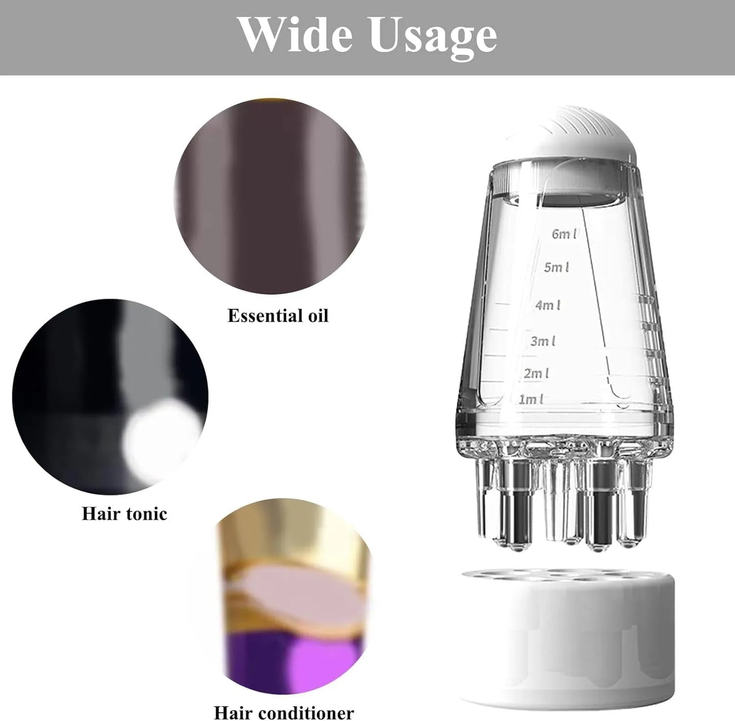 Hair Oil Dispenser Comb
